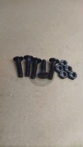 10 BUAH BAUT MUR CB KUNCI 10 PANJANG 25cm 25 cm 1/4X1 BAUD PAGAR BAMPER TRUK 1/4 X 1 INCHI IN INCI HITAM 25 MM 25MM CARRIAGE BOLT M6X25 M6 X 25 SEKRUP SKRUP