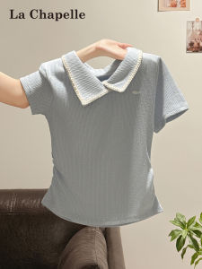 La Chapelle | Elegant Waist-cinching Slim-fit Womens T-shirt