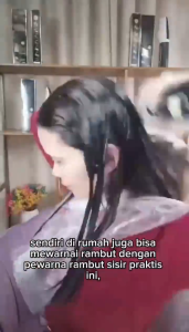 Pewarna Rambut Hair Dye Cream 300ML Herbal Perawatan Rambut Pewarnaan Rambut Kondisioner 3 in 1 Penghilang Uban Tanpa Ammonia Warna Alami & Sehat Mudah Digunakan dengan Kepala Sikat Kurva Tidak Iritasi Sisir Pewarna Rambut untuk Menutupi Uban