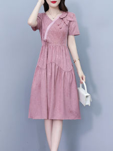 DAIXIANGFEIZI | Slim V-Neck Dresses Large Size