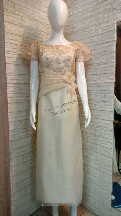 Modern filipiniana casual dress hot sale kultura