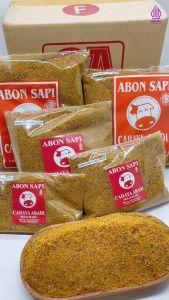 ECER (100gr 250gr 500gr 750gr 1kg) Abon Sapi "F" Cahaya Abadi