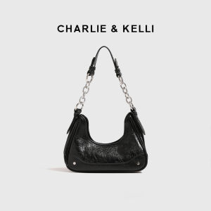 CHARLIE & KELLI | Túi Đeo Vai Dưới Nách Trăng Non Thời Trang Elegance Mới