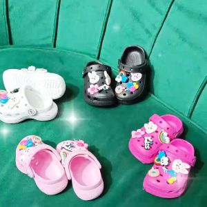 Yapak Keanna Clogs Slippers Sandals for Kids Cartoon Embellished Designed Cute Sandals for Babies