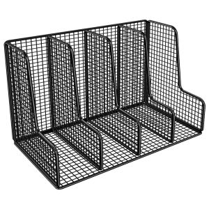 Document Organizer Metal Office Storage Rack