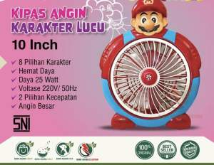 Kipas Angin Karakter WH-202M Mario MURAH