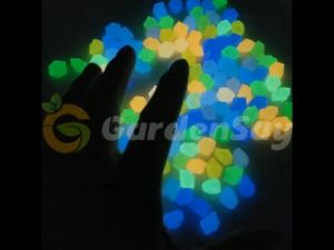 80/100/300 ชิ้นหินเรืองแสง หินเรืองแสงแท้ หินกรวด หินใส่ตู้ปลา ตกแต่งตู้ปลา ขนาดหิน 1.7-1.3cm/14*11cm/2-3cm