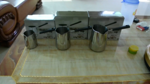 coffee milk frothing pitcher stainless steel wax melting pot  350/600/1000