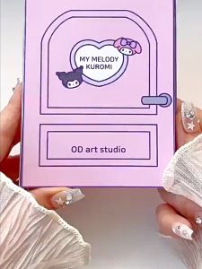 Cervo Diy Quiet Kuromi Book Makeup Set Toy Buku Koromi Busy Sanrio Melody Book House Mainan 安静书