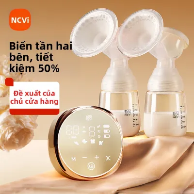 NCVI | Máy hút sữa điện đôi di động cho mẹ bầu lực hút mạnh vận hành êm