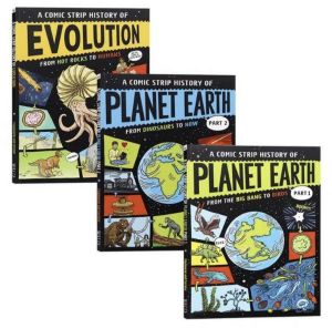 【SG Stock】Comic Strip Science Physics/Earth and Space/Chemistry/Biology 5books set paperback