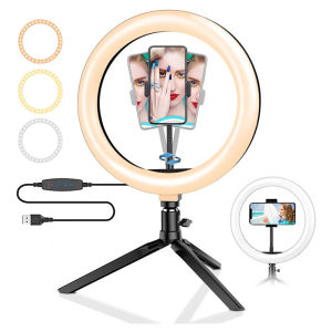 ไฟวงแหวน LED 8 นิ้วพร้อมขาตั้งสำหรับสตรีมสดการถ่ายภาพวิดีโอการถ่ายภาพเติมแสงเติมแสงไฟส่องสว่างวงแหวนหรี่แสง