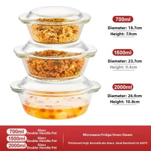 Heat-Resistant Borosilicate Glass Bakeware