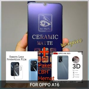 OPPO A16 TEMPERED GLASS CERAMIC MATTE ANTI MINYAK FLEKSIBEL GLASS