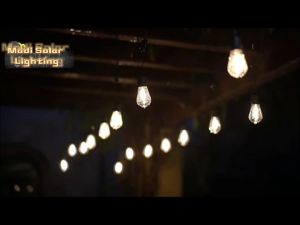 MODI Solar Energy String Light Fairy Light With 4 Lighting Modes Auto Turns On/Off IP65 Waterproof Outdoor Decoration For Party/Garden/Home/Festival