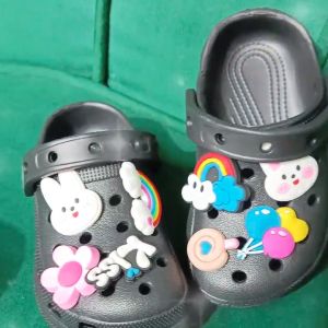 Moys Keanna Clogs Slippers Sandals for Kids Cartoon Embellished Designed Cute Sandals for Babies