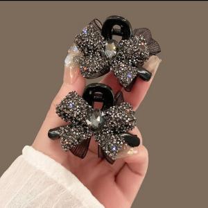 กิ๊บติดผมโบว์ผีเสื้อขนาดเล็กสำหรับผู้หญิง กิ๊บติดผมแบบมีสายรัดผมด้านข้าง ทรงเจ้าหญิง ทรงเรียบง่าย สไตล์เกาหลี ใหม่