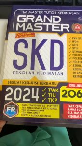 BEST SELLER BUKU GRAND MASTER TES MASUK SEKOLAH KEDINASAN SKD 2024 - KOMPAS ILMU