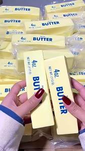 Bandai | 3 Styles Squishy Toy Butter Stick Slow Rising Squeeze Toy Butter Bar Brick Fidget Toy Anti Stress Release Hand Relax Gift