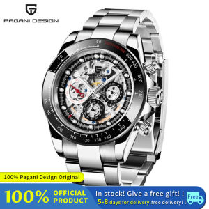 Pagani Design Watch Original Fashion Jam Tangan Lelaki Brand Automatic Watch Business Stainless Steel 100M Waterproof Men Watch Rainbow Bezel Mechanical Watch 手表 PD-1653