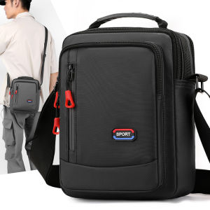 Năm 2024 Nam Túi Đeo Vai Chống Nước Ngoài Trời Đa Năng Túi Đeo Ngang Polyester Lót Chất Liệu Oxford