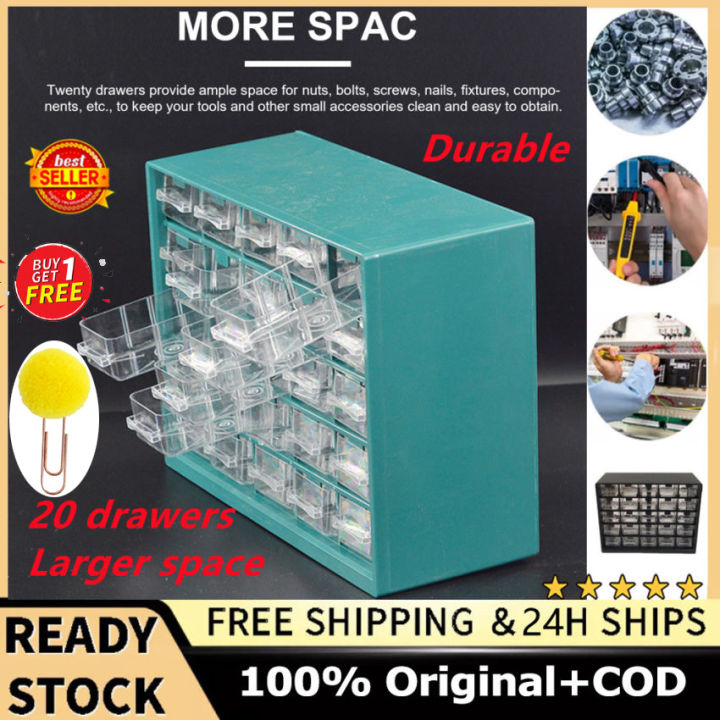 ⚡จัดส่งเร็ว⚡️ กล่องอะไหล่ลิ้นชัก25ช่องชิ้นส่วนติดผนังชิ้นส่วนที่จัด ...