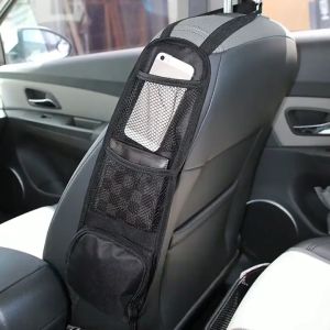 Car Seat Storage Organizer Back Seat Storage Hook Hanger Holder Car Organizer Front Back Seat Cushion Hanging Holder Side Pocket Mesh Net Storage Bag Car Headrest Hook Hanger Organiser Car Accessories