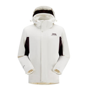 Jeep | Jeep Outdoor Three-in-One Fleece Lined Waterproof Windproof Warm Hiking Clothes Men Women Autumn Winter Climbing Suit