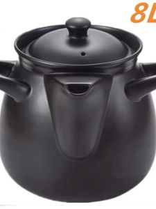 ความจุขนาดใหญ่หม้อซุปยาจีนแบบดั้งเดิมหม้อทําอาหารดินสําหรับใช้ในบ้านเตา เสื้อท่อนบน ซุปยาทํากาต้มน้ําสมุนไพร