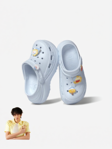 chikoku | Height Increasing Beach Sandals with Thick Floral Sole