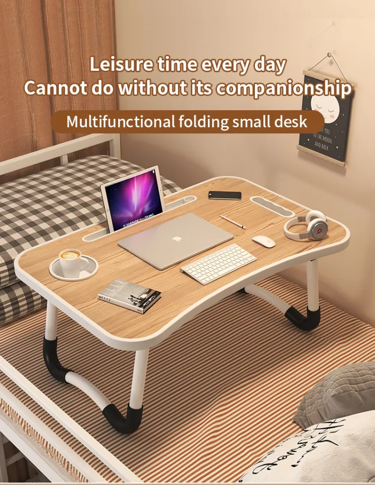 SET SAIL SHOP Bed desk, study desk, foldable small table, mini