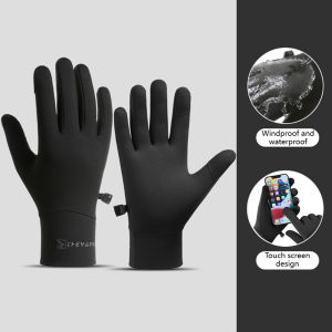 WRELS | Winter Warm Cycling Gloves Nonslip Gloves Touch Screen Running Cycling Driving Ski Hiking Outdoor Sports Warm Full Finger Gloves