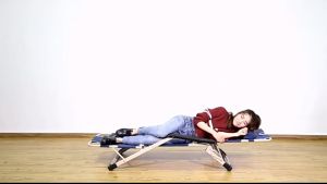 FunTechX Folding Bed Premium Foldable Lazy Chair Comfortable Pillow Recliner Chair Sofa Cotton Pad Kerusi Lipat Outdoor