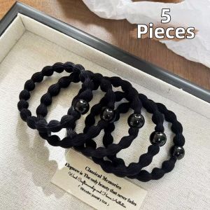 Pearl High Elasticity Durable Ponytail Hair Ties