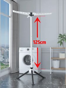 ราวตากผ้าพับได้ชั้นวางห้องนอนระเบียง ชั้นห้องและยืดไสลบ้าน ราวตากผ้าสแตนเลส