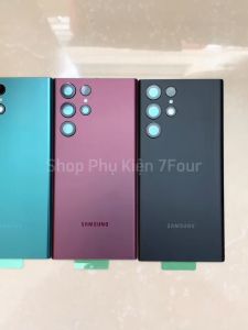 Nắp lưng kính Samsung S22 Ultra có keo dán