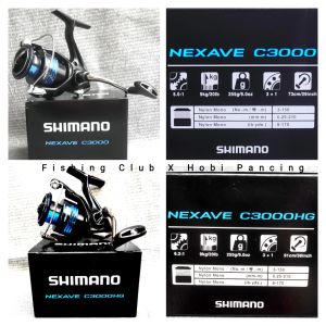 Reel Pancing Shimano Nexave 1000 2500HG C3000HG 4000 HG C5000HG