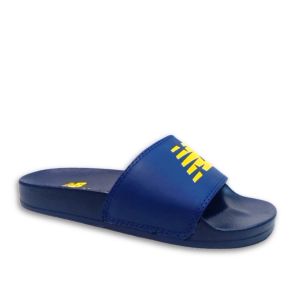 Sandal Slop Casual New Balance Pria Wanita Quality Premium Warna Navy List Kuning