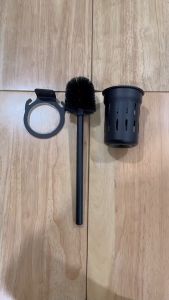 ชั้นวางไดร์เป่าผม กระจกส่องแต่งหน้า อุปกรณ์ในห้องน้ำ ที่เก็บแปรงขัดชักโครก BE