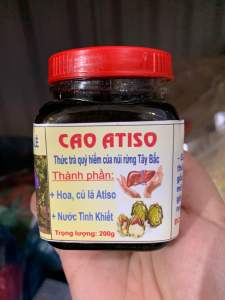 Cao Actiso (200gr)-Thanh nhiệtmát gangiải độc thanh lọc cơ thểgiảm mụn nhọt-đặc sản tây bắc 333