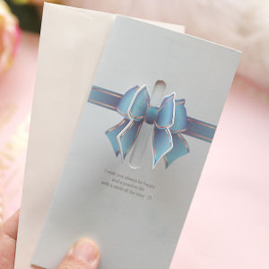 Creative Wings Love Greeting  Message Teachers Day Mid-Autumn Festival Blessing Card Lover Holiday Greeting Card with Envelope