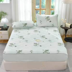 ผ้าปูที่นอนยางพาราเย็น 5 ฟุต( Ice mat latex) Set 3 ชิ้น By Hilton 🌈เกรดพรีเมี่ยม ลายการ์ตูนน่ารักๆ ผ้านุ่ม ลื่น เย็นสบาย