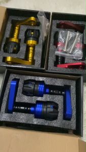 ชุดกันล้มข้างท่อไอเสีย  N-MAX/AEROX ใส่ได้ทุกปี งานCNC กันล้มN-MAX กันล้มAEROX(0130)