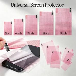 JCD | Phim Bảo Vệ Màn Hình PET Trong Suốt HD Phổ Thông Cho Điện Thoại Máy Tính Bảng GPS 5-10 Inch Chống Bụi Kích Thước A4