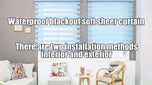 Zebra Blinds Roller Curtains Duo Roller Blinds: Sunshade Heat-Resistant & UV Protection for Windows & Home Decor