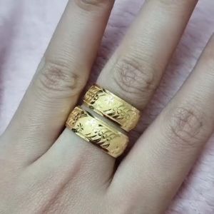 JIN JING CINCIN BAJET SIZE 11-27 EMAS 916 TULEN (HOLLOW) 1g UP