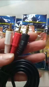 Dây loa jack 3.5 ra 2 đầu bông sen dài 1.5m
