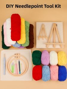 Educational DIY Punch Needle Wool Kit Complete Set