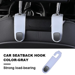 SEAMETAL | SEAMETAL Car Seat Headrest Hook Universal Hidden Car Hook Suede Metal Hanging Hooks Interior Seat Back Hanger Hook Accessories