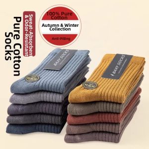 Deodorizing & Anti-Fungal Mens Calf Socks